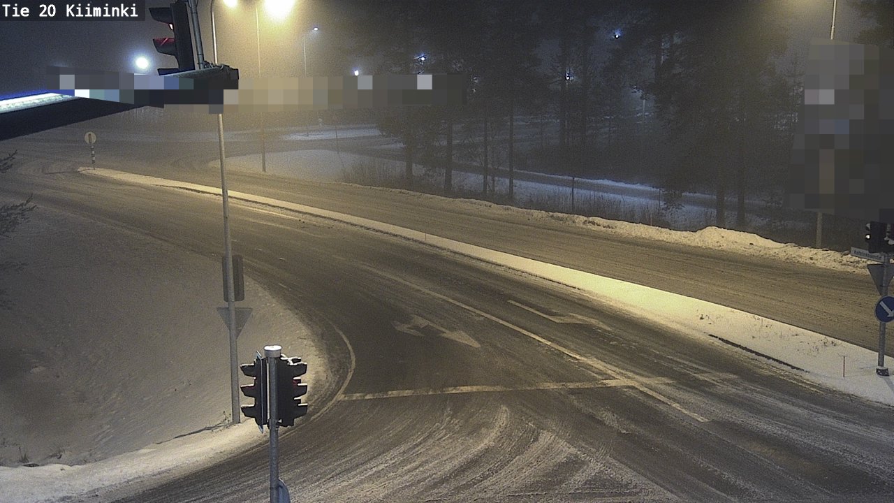 Weather Camera Image Road 20 Oulu Kiiminki, Oulu, Pohjois-Pohjanmaa