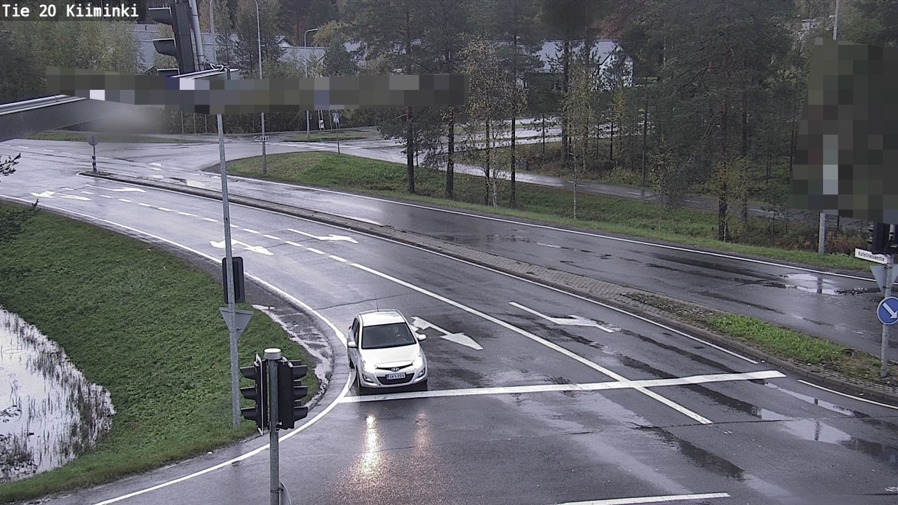 Weather Camera Image Road 20 Oulu Kiiminki, Oulu, Pohjois-Pohjanmaa