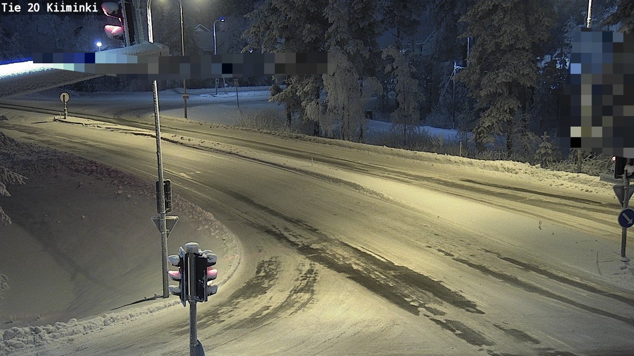 Weather Camera Image Road 20 Oulu Kiiminki, Oulu, Pohjois-Pohjanmaa