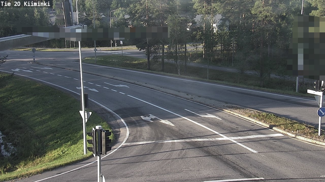 Weather Camera Image Road 20 Oulu Kiiminki, Oulu, Pohjois-Pohjanmaa