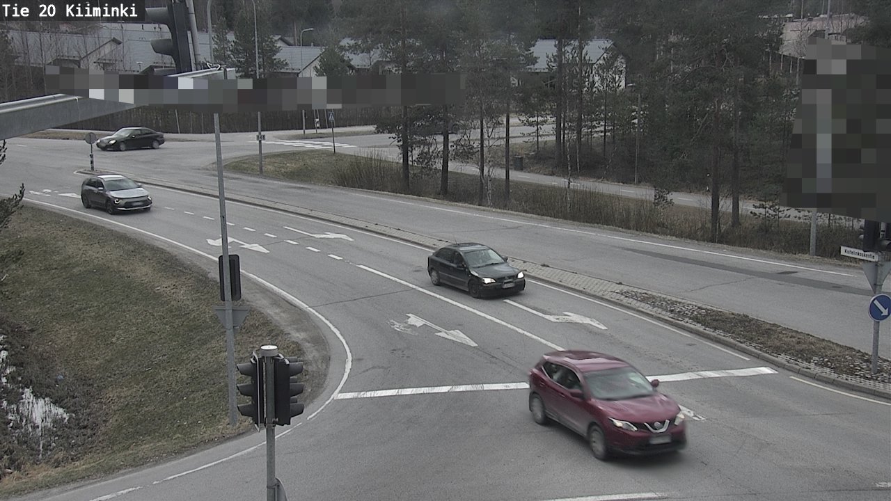 Weather Camera Image Väg 20 Uleåborg Kiiminki, Oulu, Pohjois-Pohjanmaa