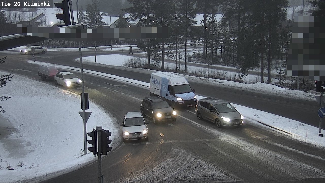 Weather Camera Image Road 20 Oulu Kiiminki, Oulu, Pohjois-Pohjanmaa
