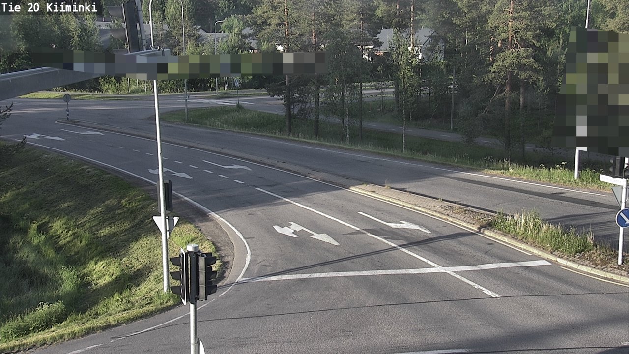 Weather Camera Image Väg 20 Uleåborg Kiiminki, Oulu, Pohjois-Pohjanmaa