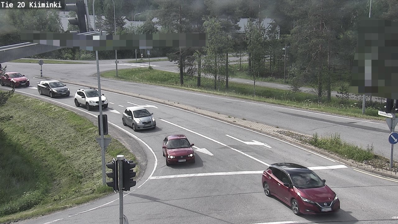 Weather Camera Image Väg 20 Uleåborg Kiiminki, Oulu, Pohjois-Pohjanmaa