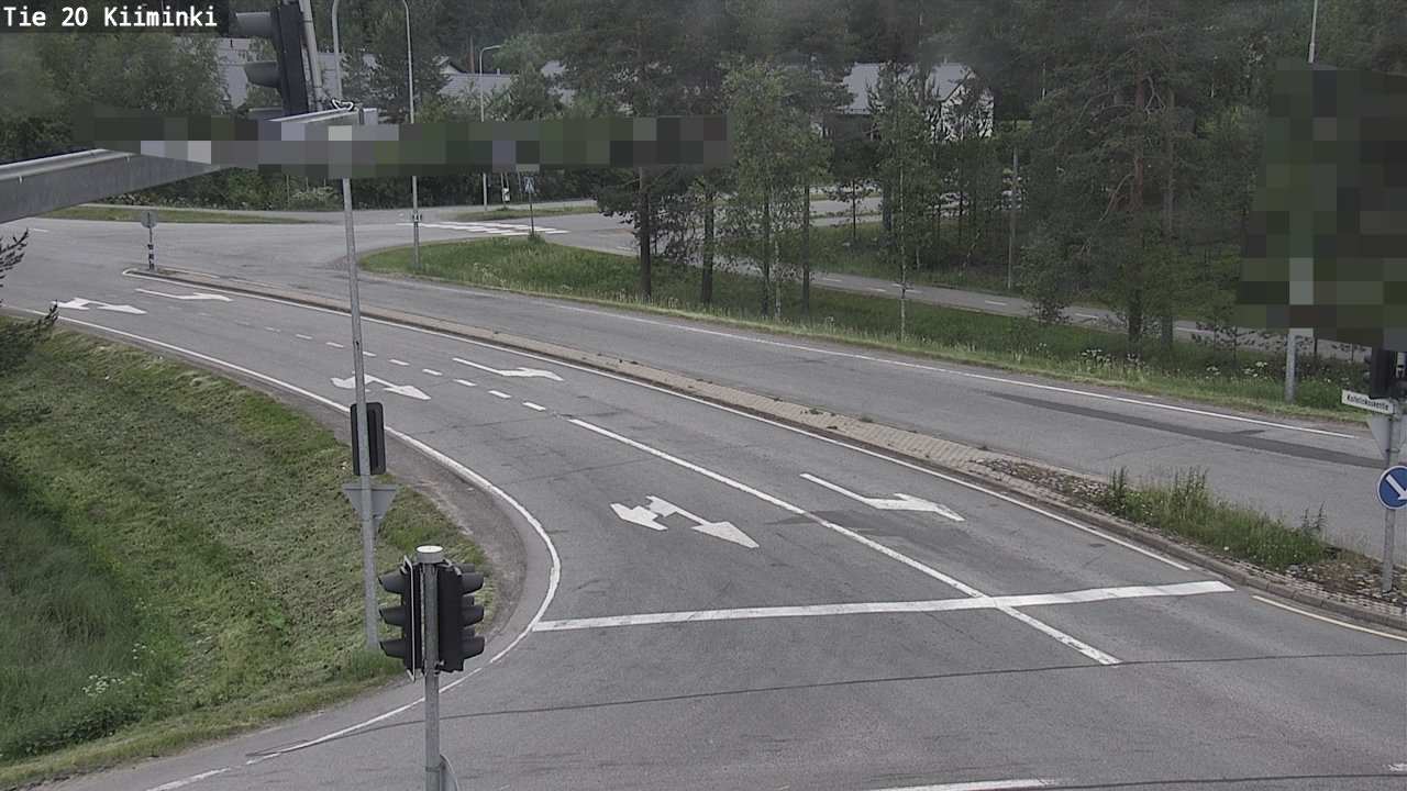 Weather Camera Image Väg 20 Uleåborg Kiiminki, Oulu, Pohjois-Pohjanmaa