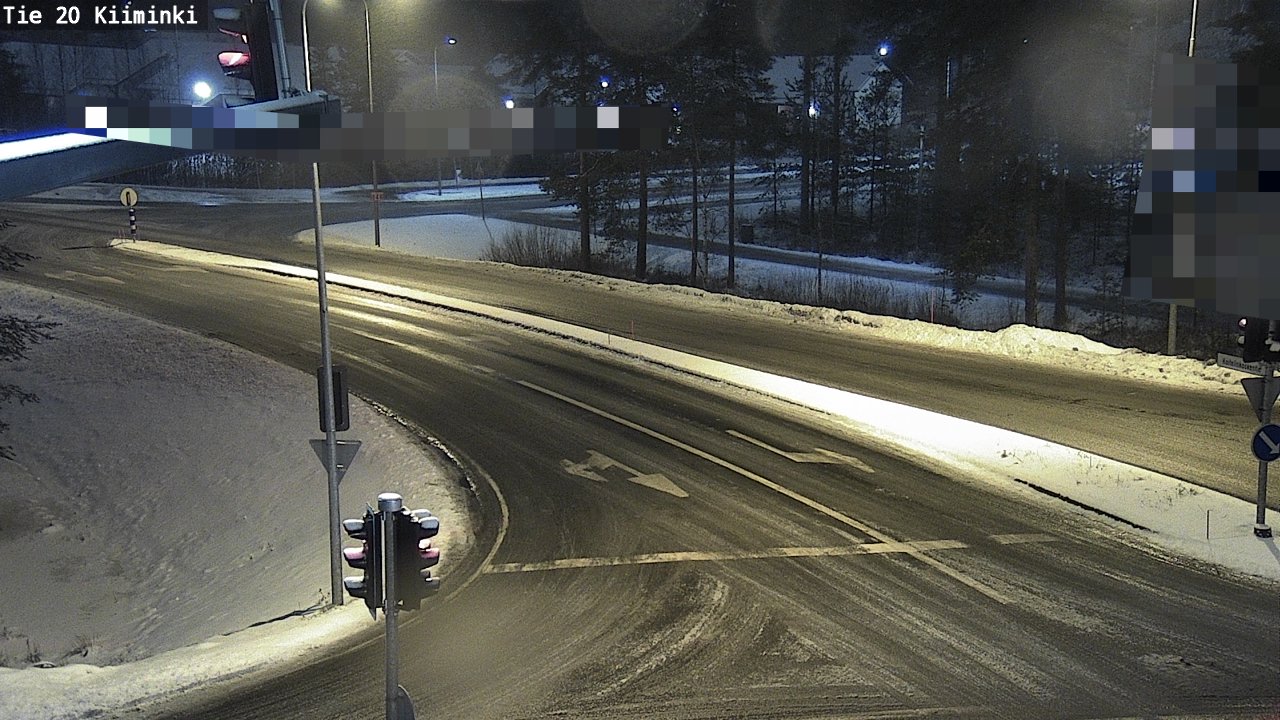 Weather Camera Image Road 20 Oulu Kiiminki, Oulu, Pohjois-Pohjanmaa