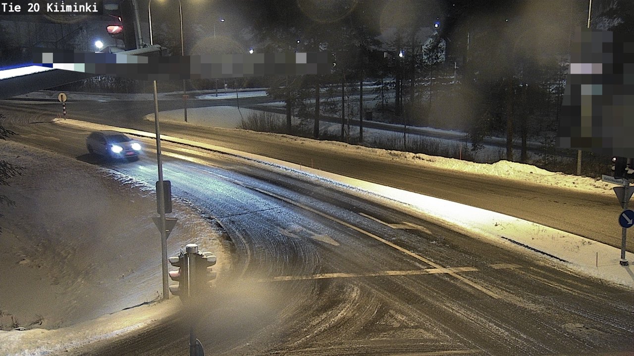 Weather Camera Image Road 20 Oulu Kiiminki, Oulu, Pohjois-Pohjanmaa