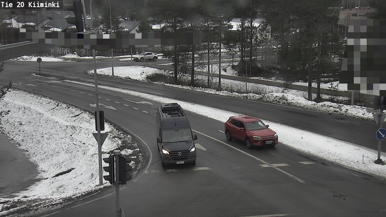 Weather Camera Image Road 20 Oulu Kiiminki, Oulu, Pohjois-Pohjanmaa