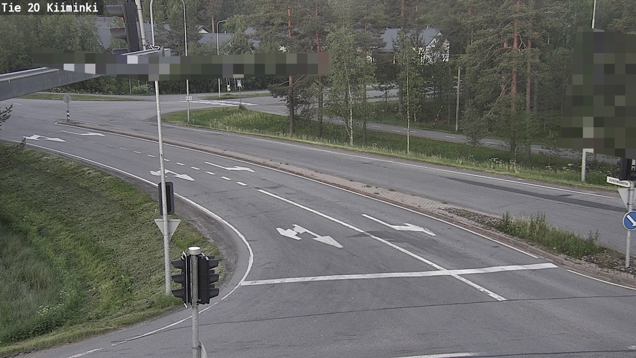 Weather Camera Image Väg 20 Uleåborg Kiiminki, Oulu, Pohjois-Pohjanmaa