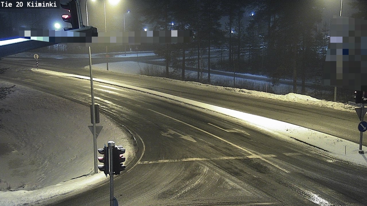 Weather Camera Image Road 20 Oulu Kiiminki, Oulu, Pohjois-Pohjanmaa