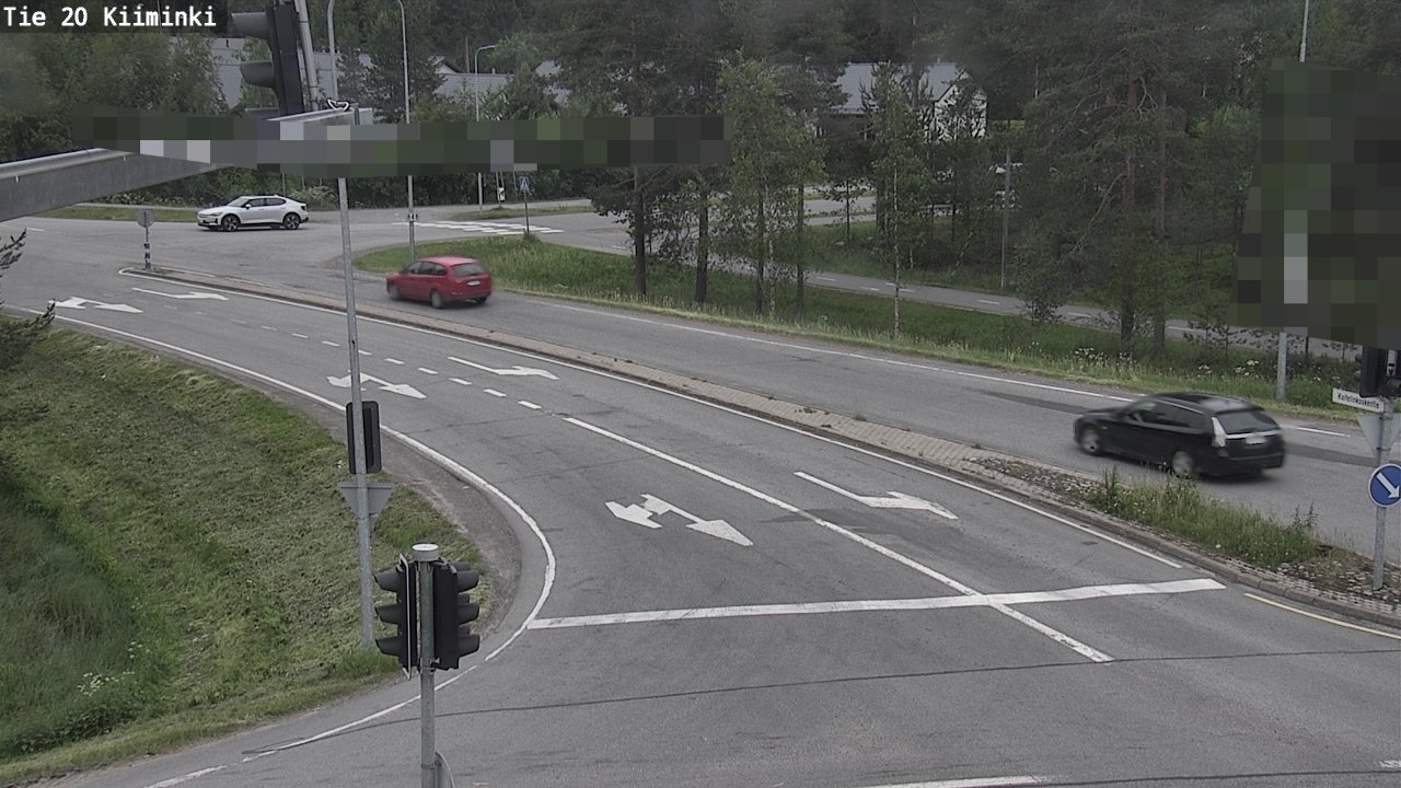 Weather Camera Image Väg 20 Uleåborg Kiiminki, Oulu, Pohjois-Pohjanmaa