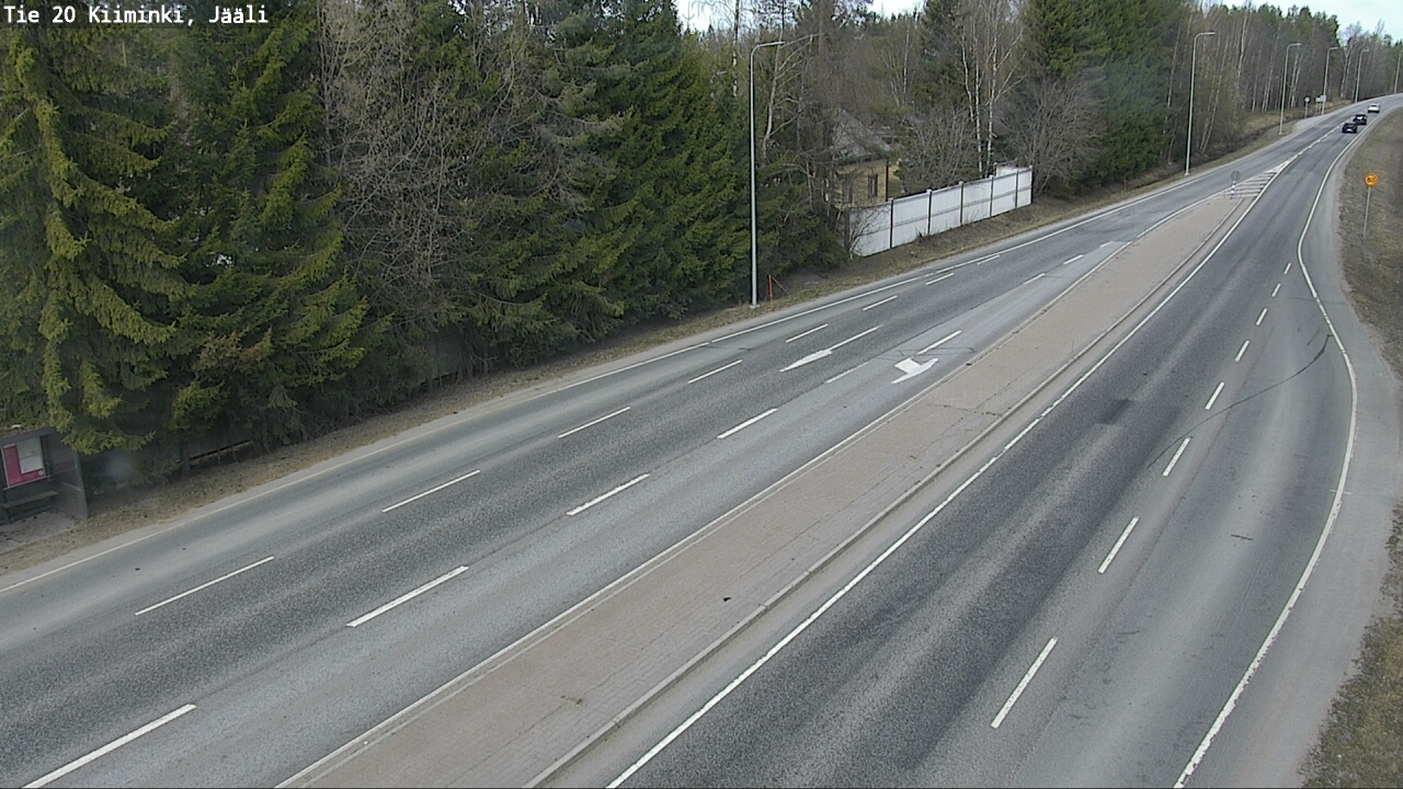 Weather Camera Image Road 20 Oulu Kiiminki, Jääli, Oulu, Pohjois-Pohjanmaa