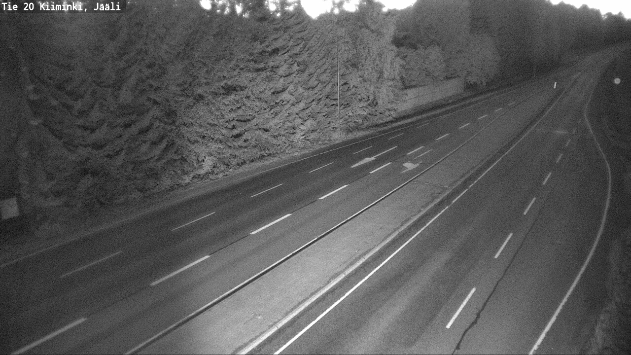 Weather Camera Image Väg 20 Uleåborg Kiiminki, Jääli, Oulu, Pohjois-Pohjanmaa