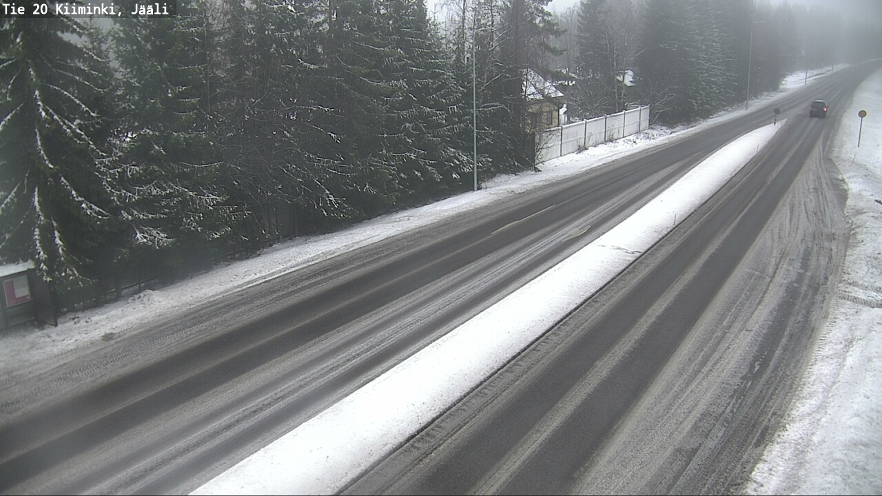 Weather Camera Image Road 20 Oulu Kiiminki, Jääli, Oulu, Pohjois-Pohjanmaa