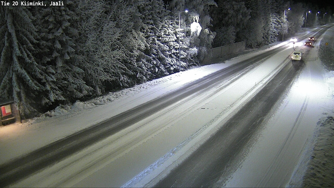 Weather Camera Image Väg 20 Uleåborg Kiiminki, Jääli, Oulu, Pohjois-Pohjanmaa