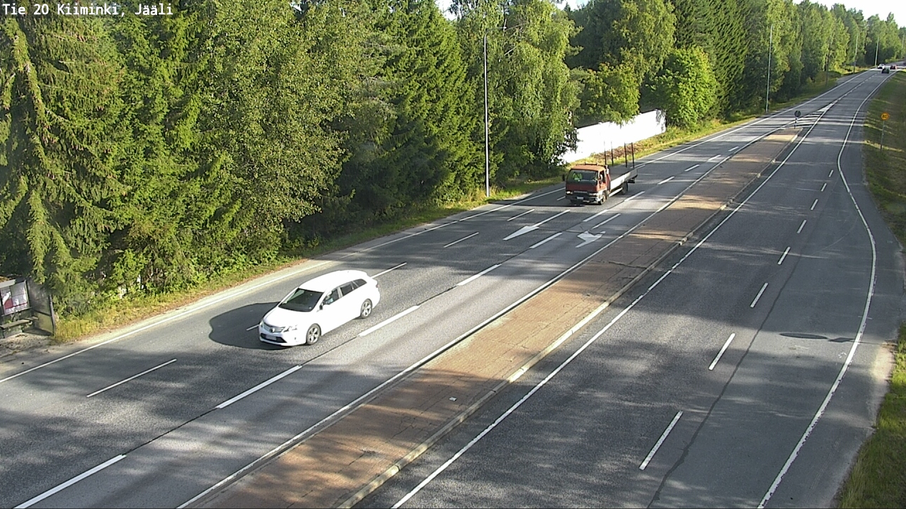 Weather Camera Image Road 20 Oulu Kiiminki, Jääli, Oulu, Pohjois-Pohjanmaa