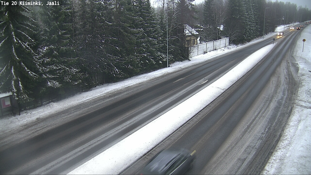 Weather Camera Image Väg 20 Uleåborg Kiiminki, Jääli, Oulu, Pohjois-Pohjanmaa
