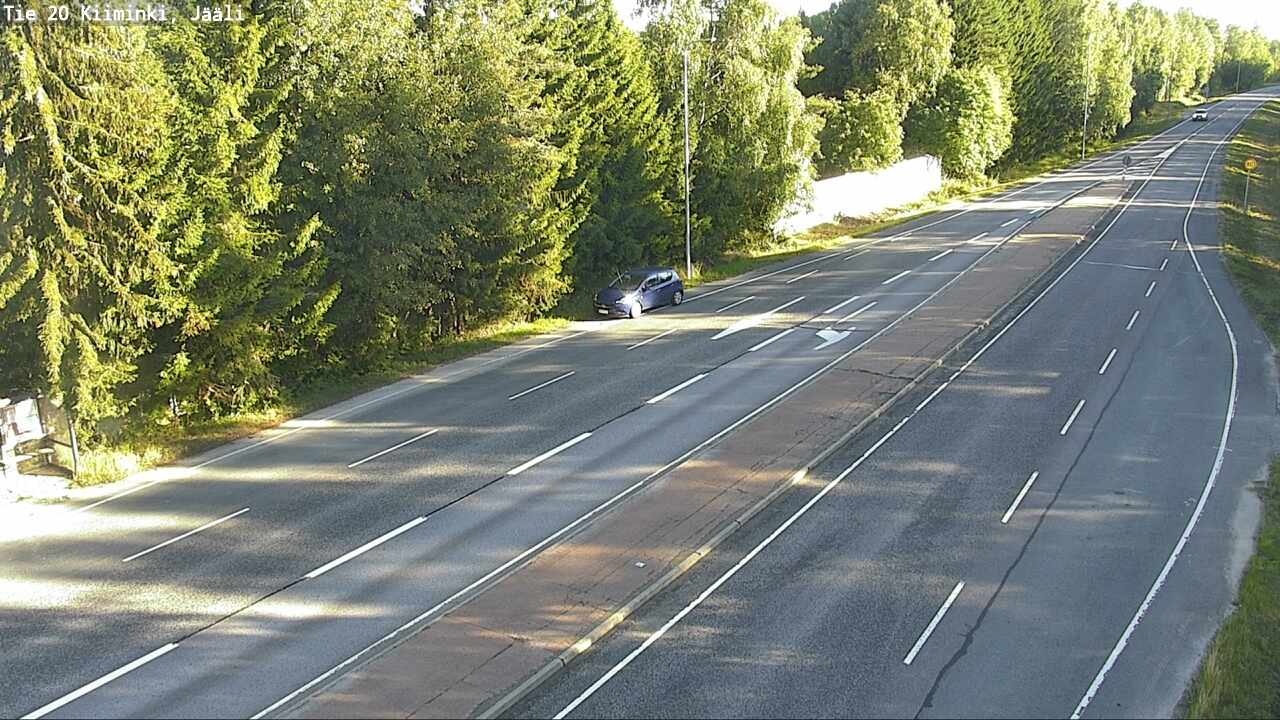Weather Camera Image Väg 20 Uleåborg Kiiminki, Jääli, Oulu, Pohjois-Pohjanmaa