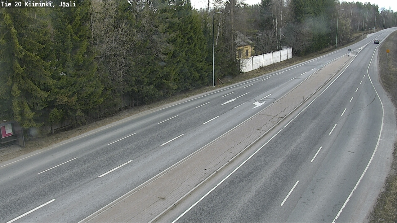 Weather Camera Image Road 20 Oulu Kiiminki, Jääli, Oulu, Pohjois-Pohjanmaa