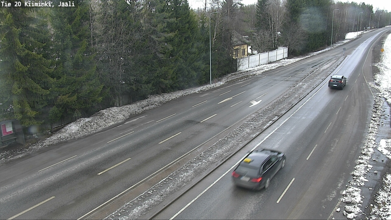 Weather Camera Image Road 20 Oulu Kiiminki, Jääli, Oulu, Pohjois-Pohjanmaa
