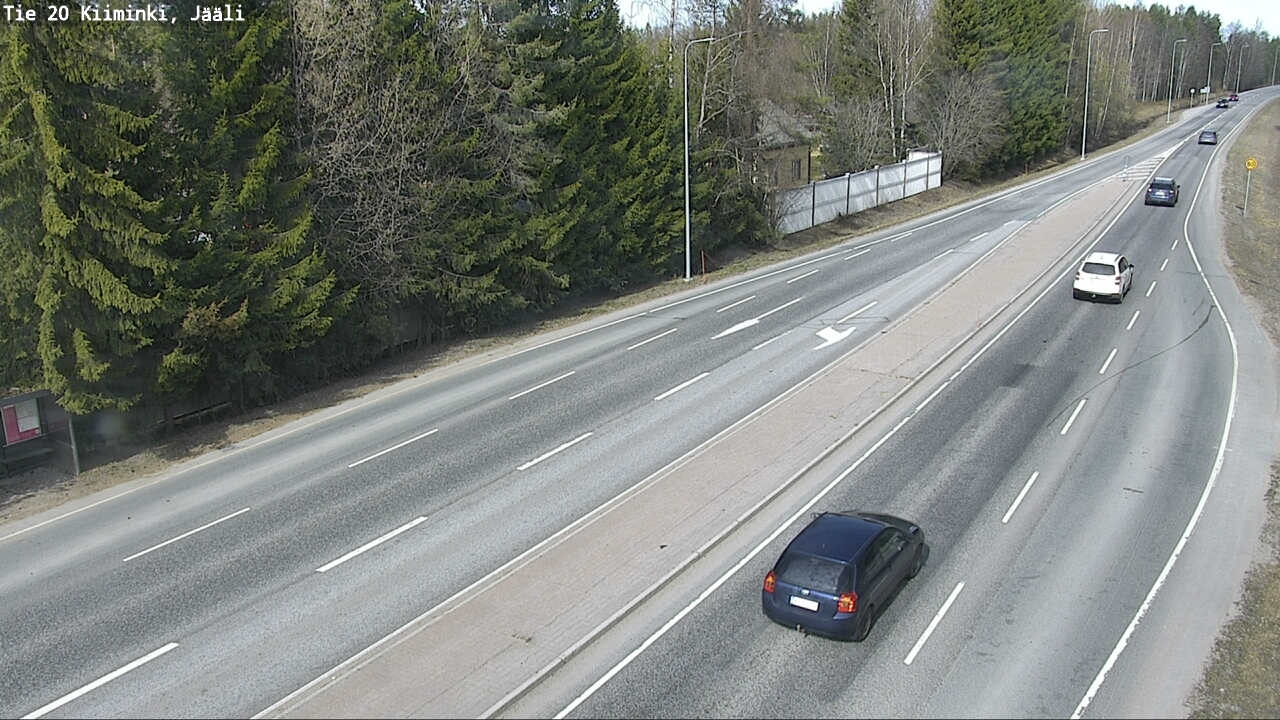 Weather Camera Image Road 20 Oulu Kiiminki, Jääli, Oulu, Pohjois-Pohjanmaa