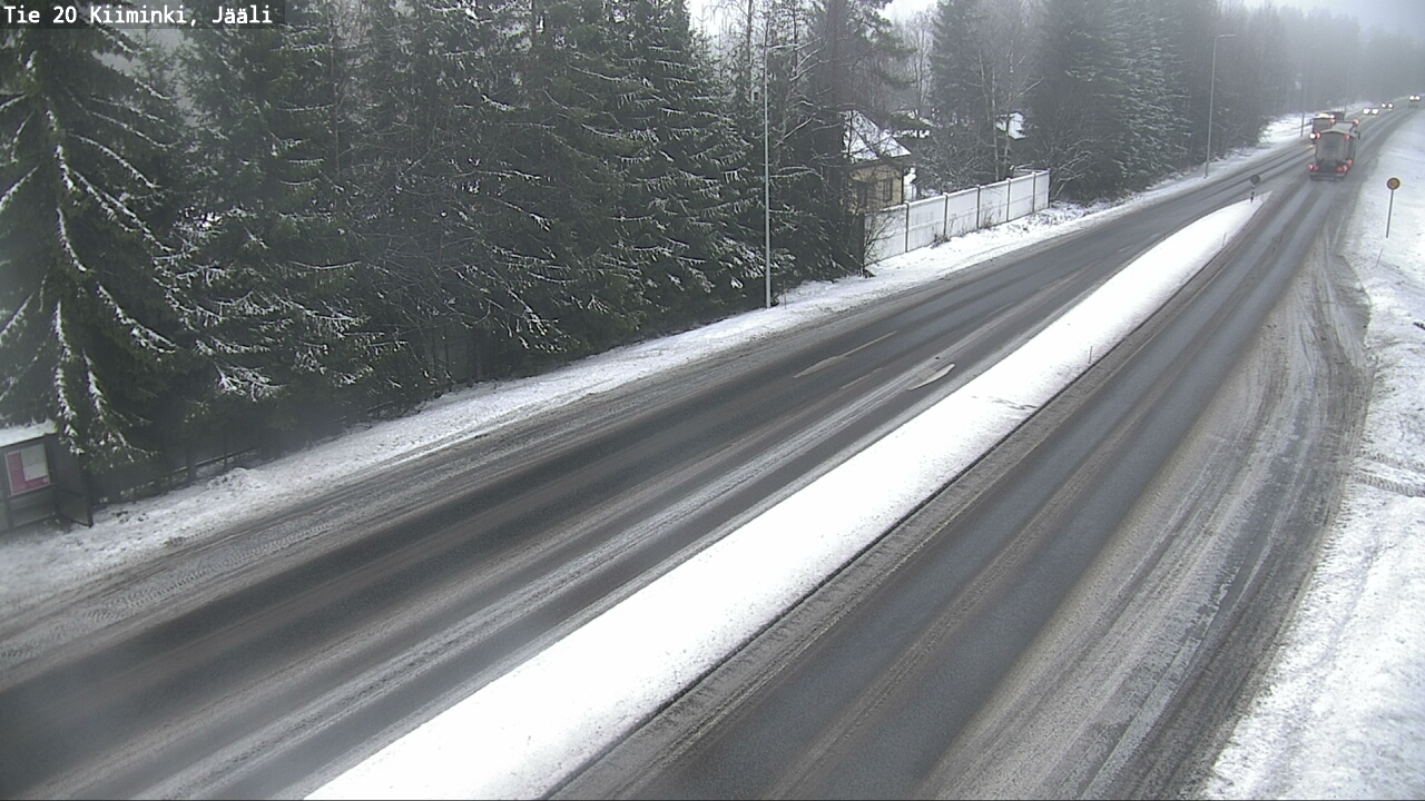 Weather Camera Image Väg 20 Uleåborg Kiiminki, Jääli, Oulu, Pohjois-Pohjanmaa
