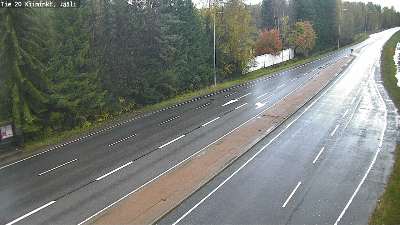 Weather Camera Image Väg 20 Uleåborg Kiiminki, Jääli, Oulu, Pohjois-Pohjanmaa