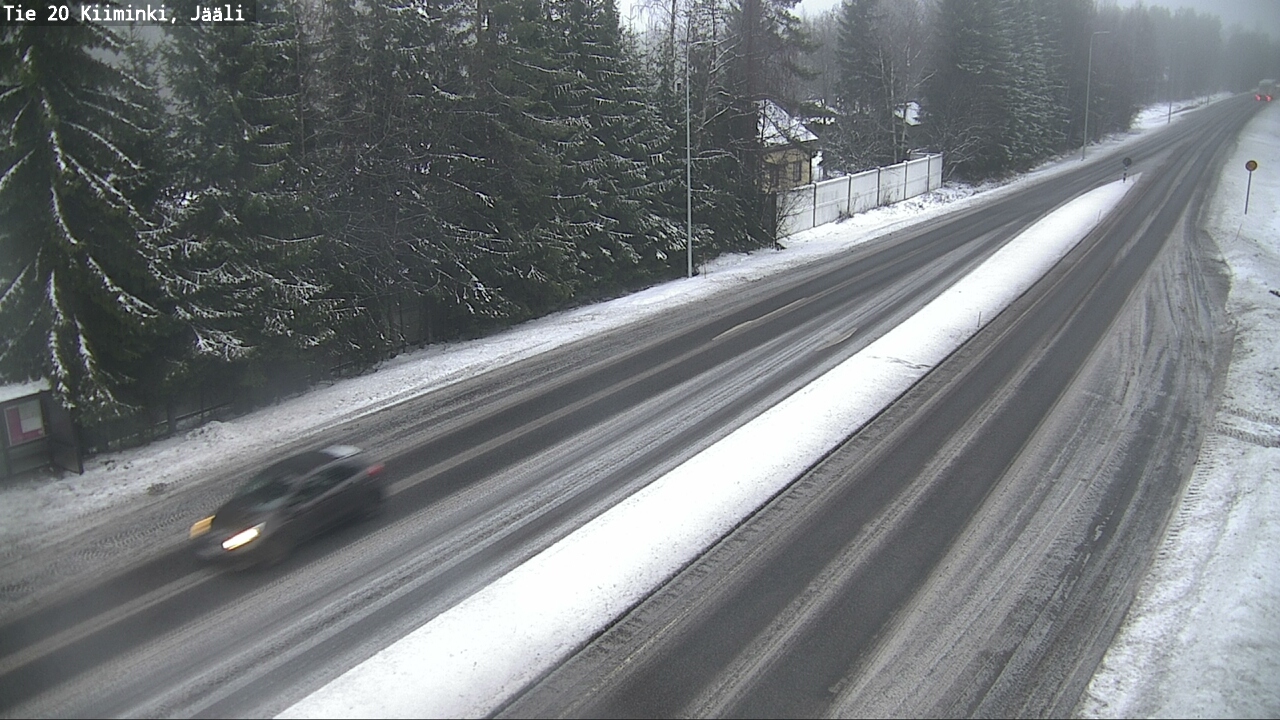 Weather Camera Image Road 20 Oulu Kiiminki, Jääli, Oulu, Pohjois-Pohjanmaa