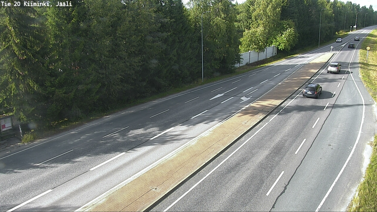Weather Camera Image Väg 20 Uleåborg Kiiminki, Jääli, Oulu, Pohjois-Pohjanmaa