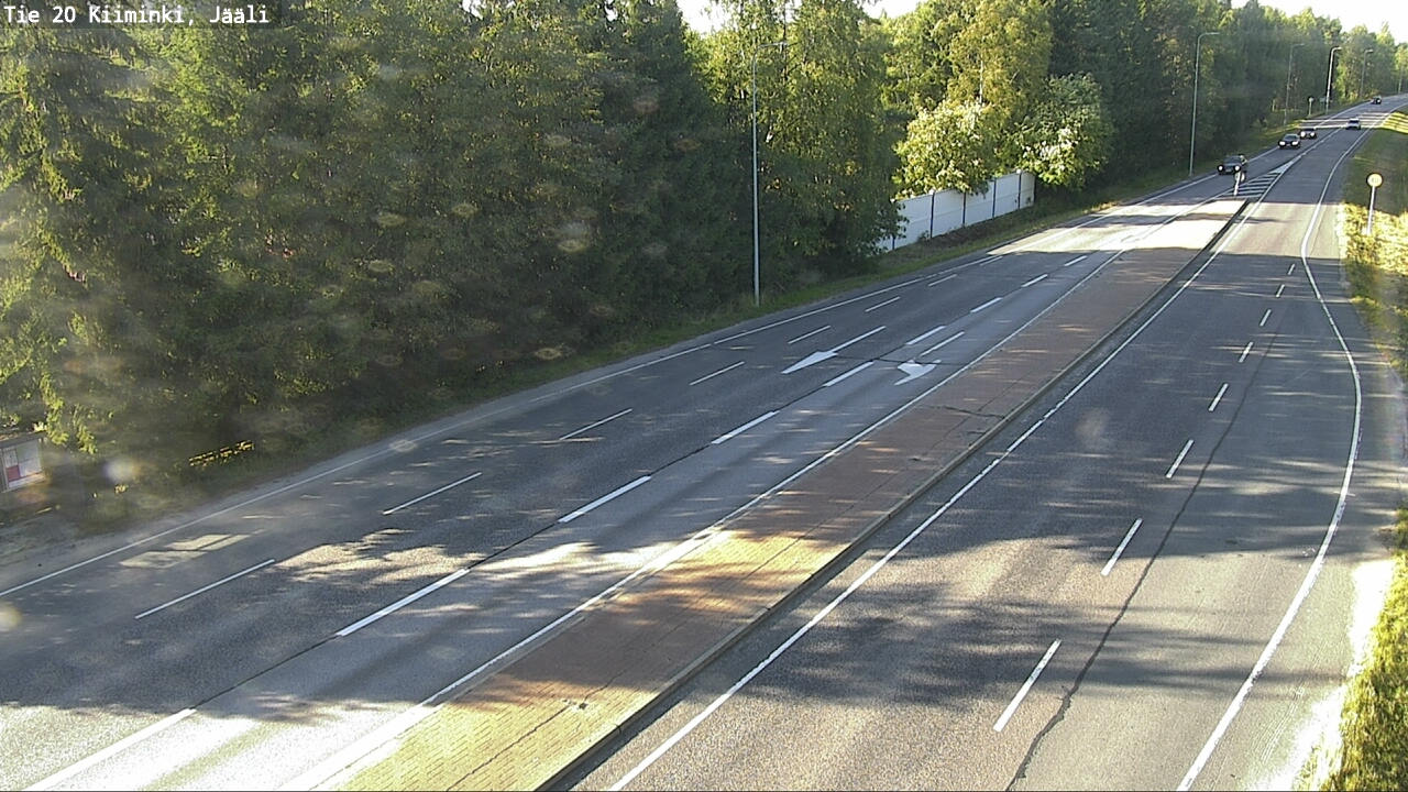 Weather Camera Image Väg 20 Uleåborg Kiiminki, Jääli, Oulu, Pohjois-Pohjanmaa