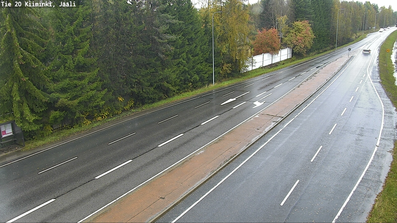 Weather Camera Image Road 20 Oulu Kiiminki, Jääli, Oulu, Pohjois-Pohjanmaa