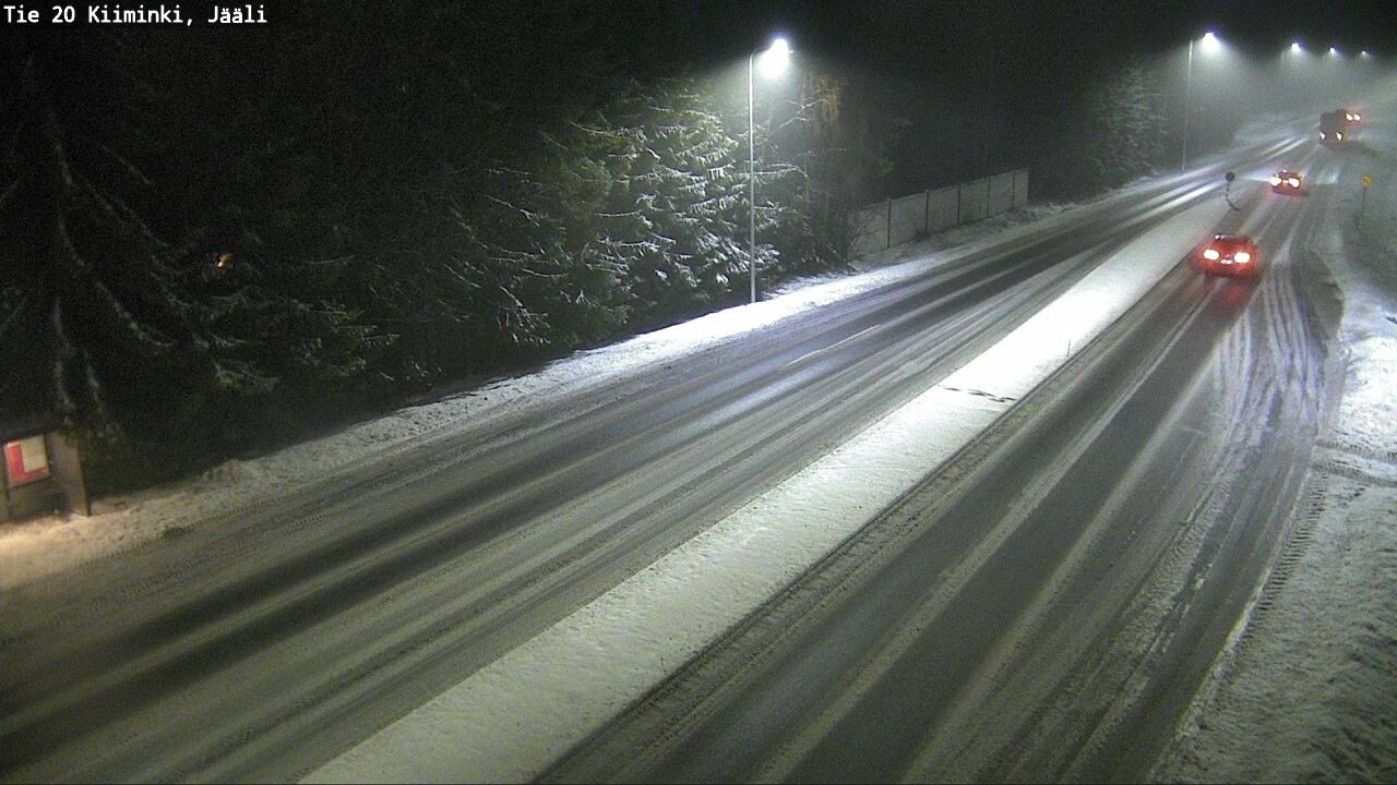 Weather Camera Image Road 20 Oulu Kiiminki, Jääli, Oulu, Pohjois-Pohjanmaa