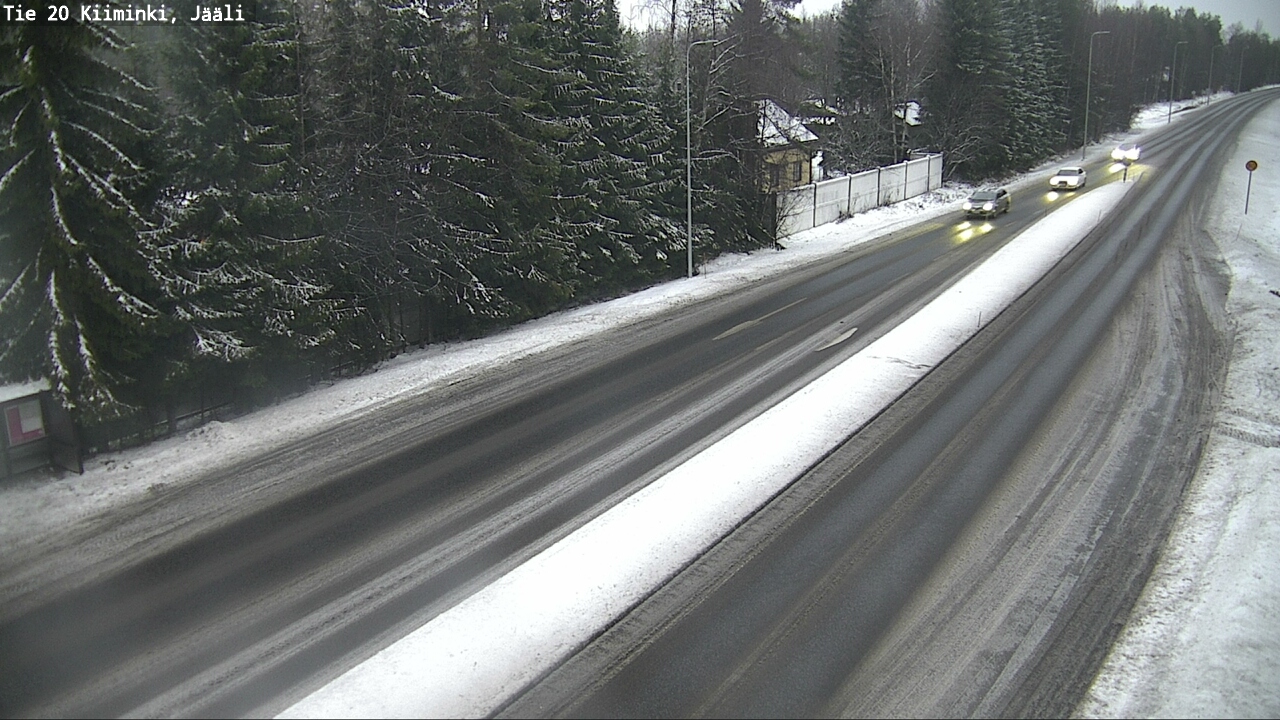Weather Camera Image Väg 20 Uleåborg Kiiminki, Jääli, Oulu, Pohjois-Pohjanmaa