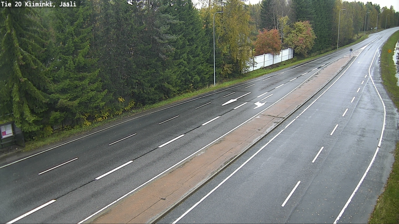 Weather Camera Image Väg 20 Uleåborg Kiiminki, Jääli, Oulu, Pohjois-Pohjanmaa