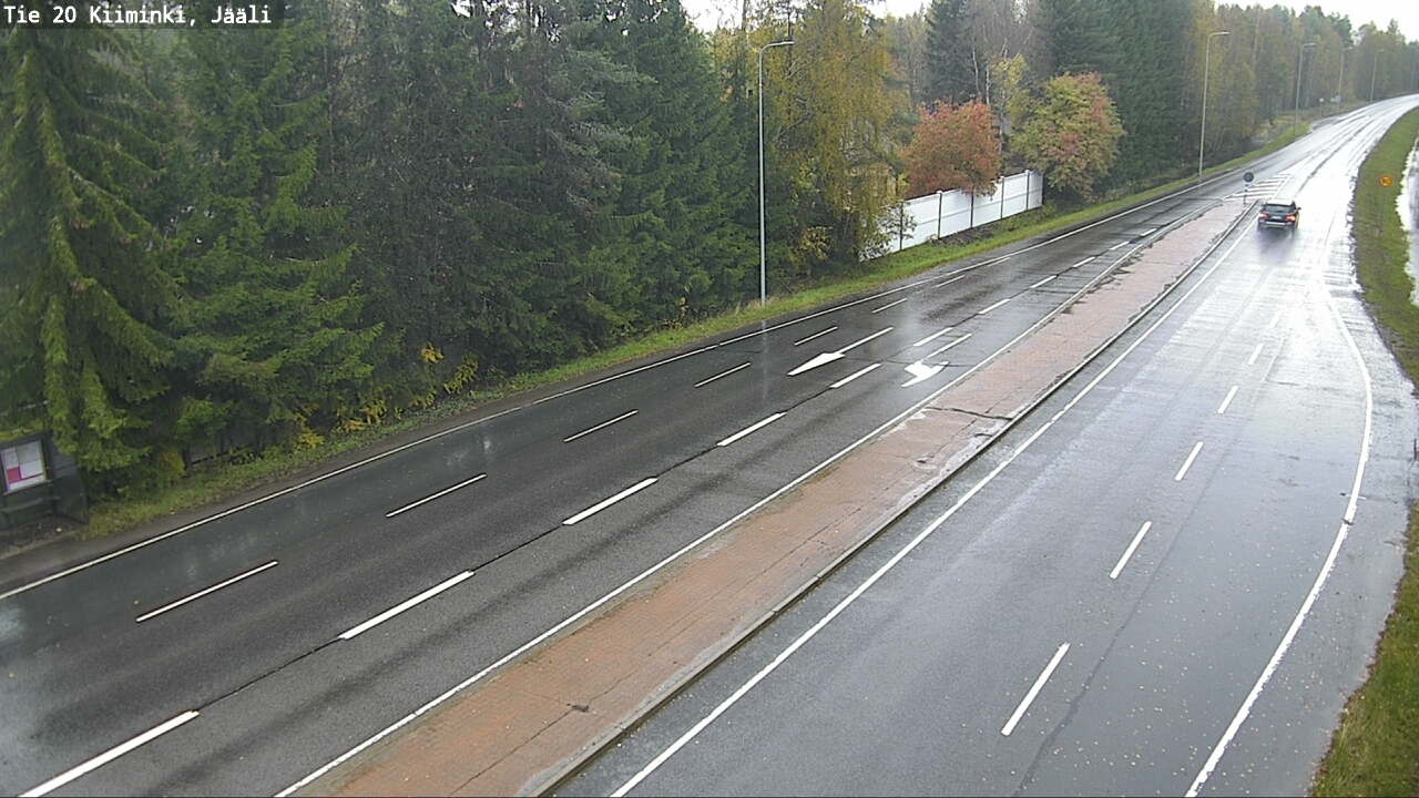 Weather Camera Image Road 20 Oulu Kiiminki, Jääli, Oulu, Pohjois-Pohjanmaa