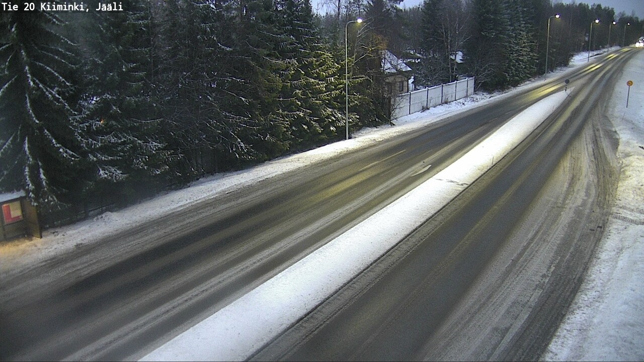 Weather Camera Image Väg 20 Uleåborg Kiiminki, Jääli, Oulu, Pohjois-Pohjanmaa