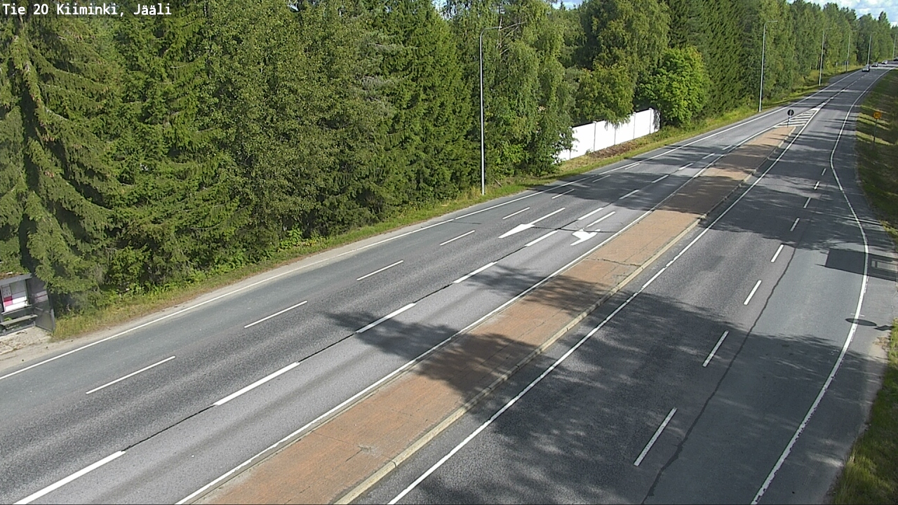 Weather Camera Image Road 20 Oulu Kiiminki, Jääli, Oulu, Pohjois-Pohjanmaa