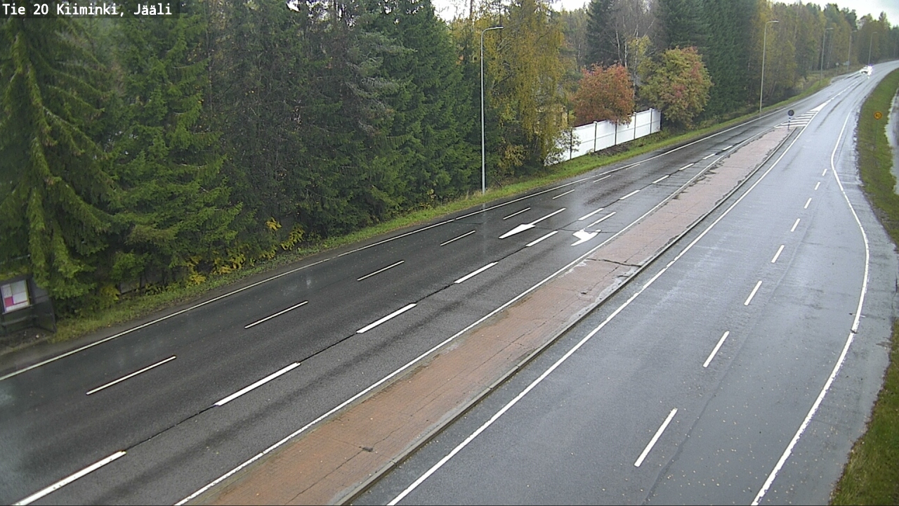 Weather Camera Image Väg 20 Uleåborg Kiiminki, Jääli, Oulu, Pohjois-Pohjanmaa