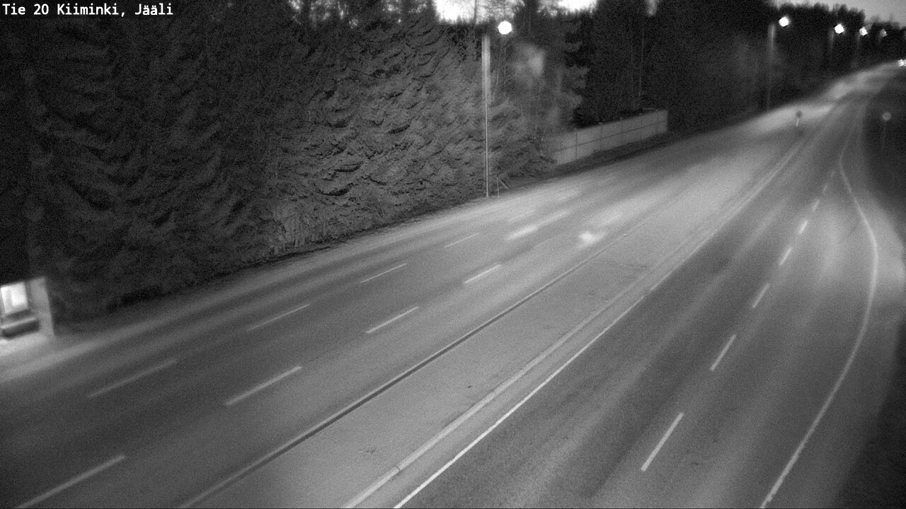 Weather Camera Image Väg 20 Uleåborg Kiiminki, Jääli, Oulu, Pohjois-Pohjanmaa