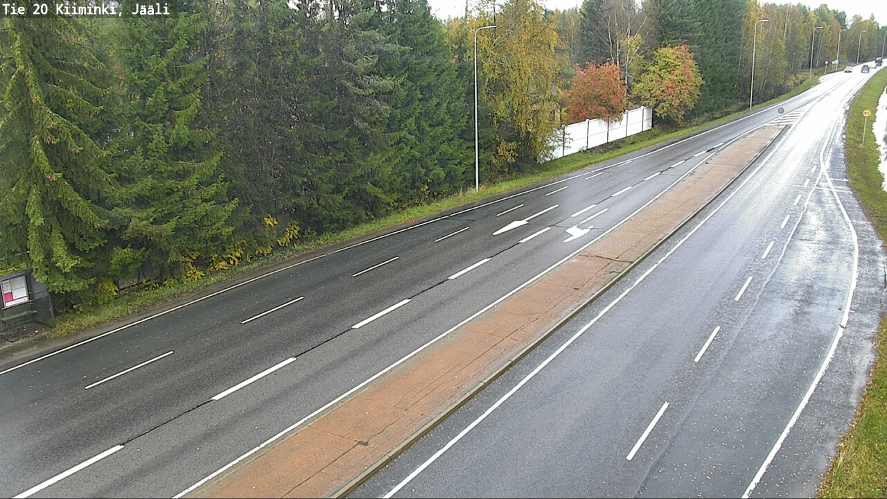 Weather Camera Image Road 20 Oulu Kiiminki, Jääli, Oulu, Pohjois-Pohjanmaa