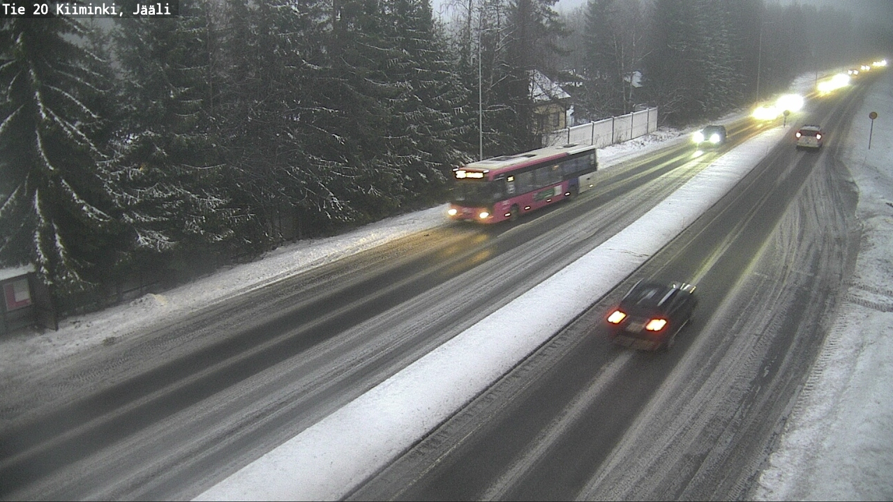 Weather Camera Image Road 20 Oulu Kiiminki, Jääli, Oulu, Pohjois-Pohjanmaa