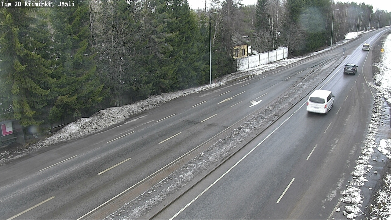 Weather Camera Image Road 20 Oulu Kiiminki, Jääli, Oulu, Pohjois-Pohjanmaa