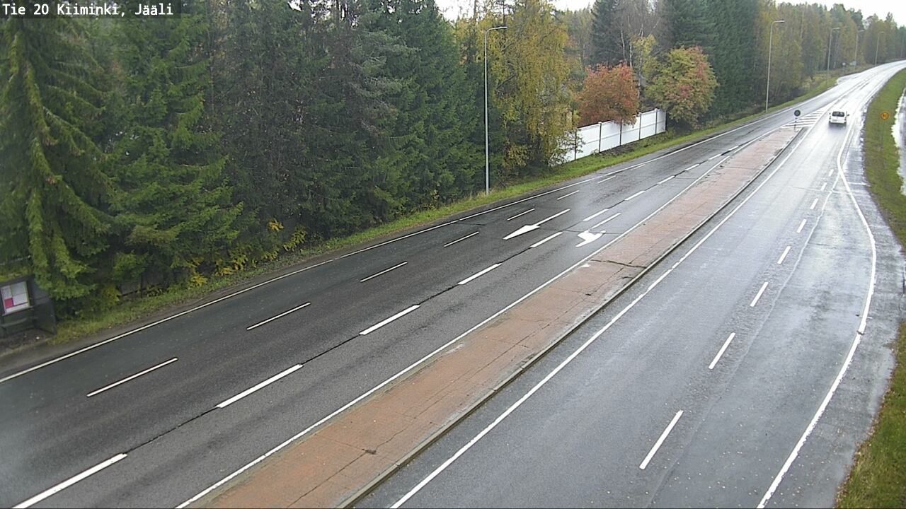 Weather Camera Image Väg 20 Uleåborg Kiiminki, Jääli, Oulu, Pohjois-Pohjanmaa