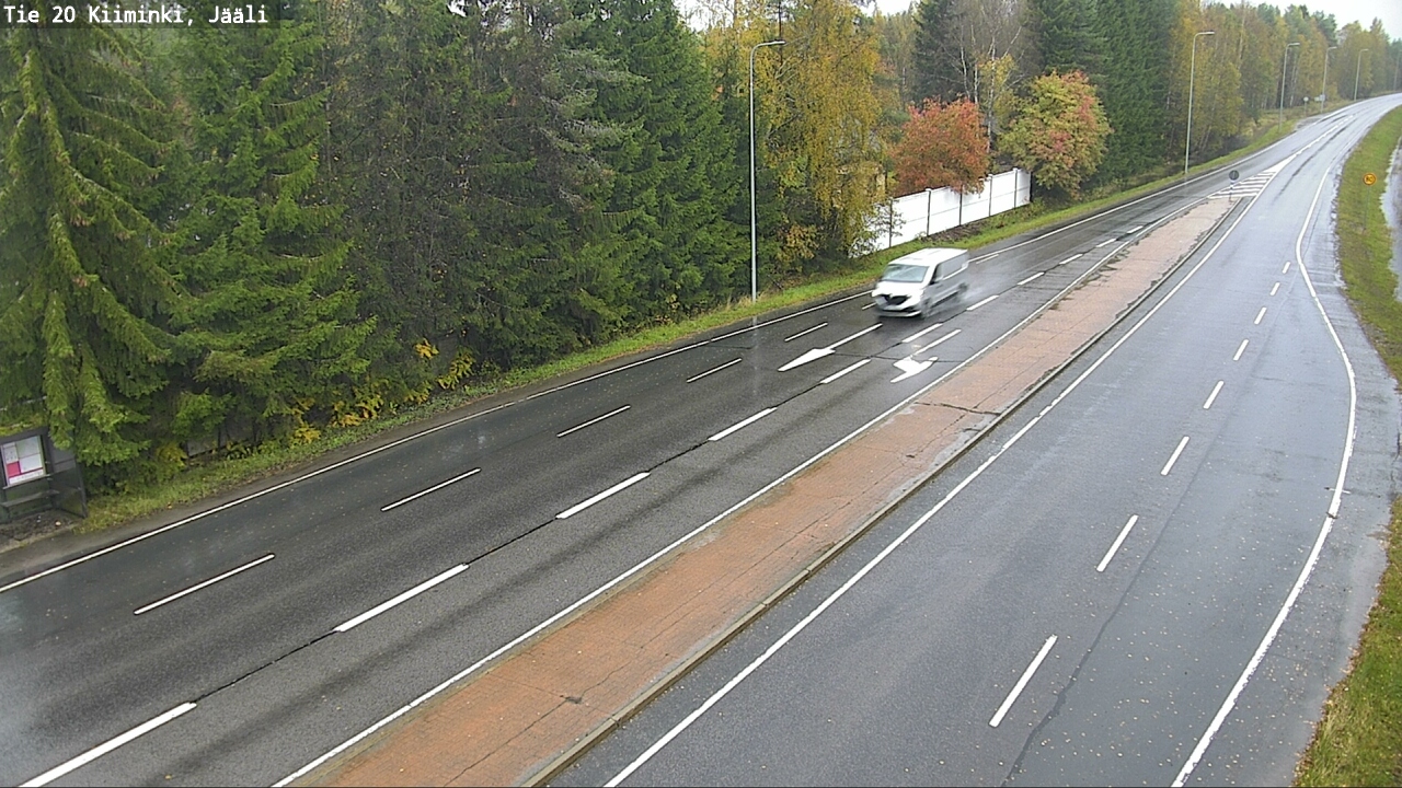 Weather Camera Image Road 20 Oulu Kiiminki, Jääli, Oulu, Pohjois-Pohjanmaa