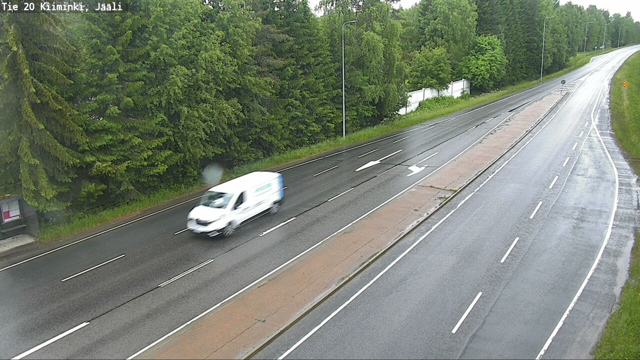 Weather Camera Image Road 20 Oulu Kiiminki, Jääli, Oulu, Pohjois-Pohjanmaa