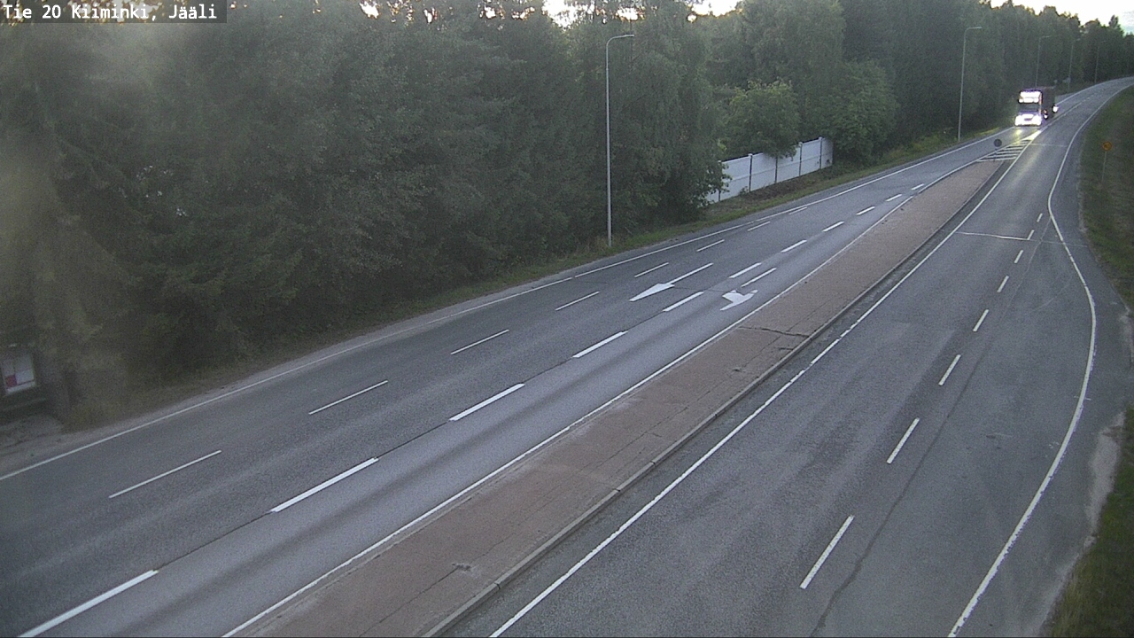 Weather Camera Image Väg 20 Uleåborg Kiiminki, Jääli, Oulu, Pohjois-Pohjanmaa