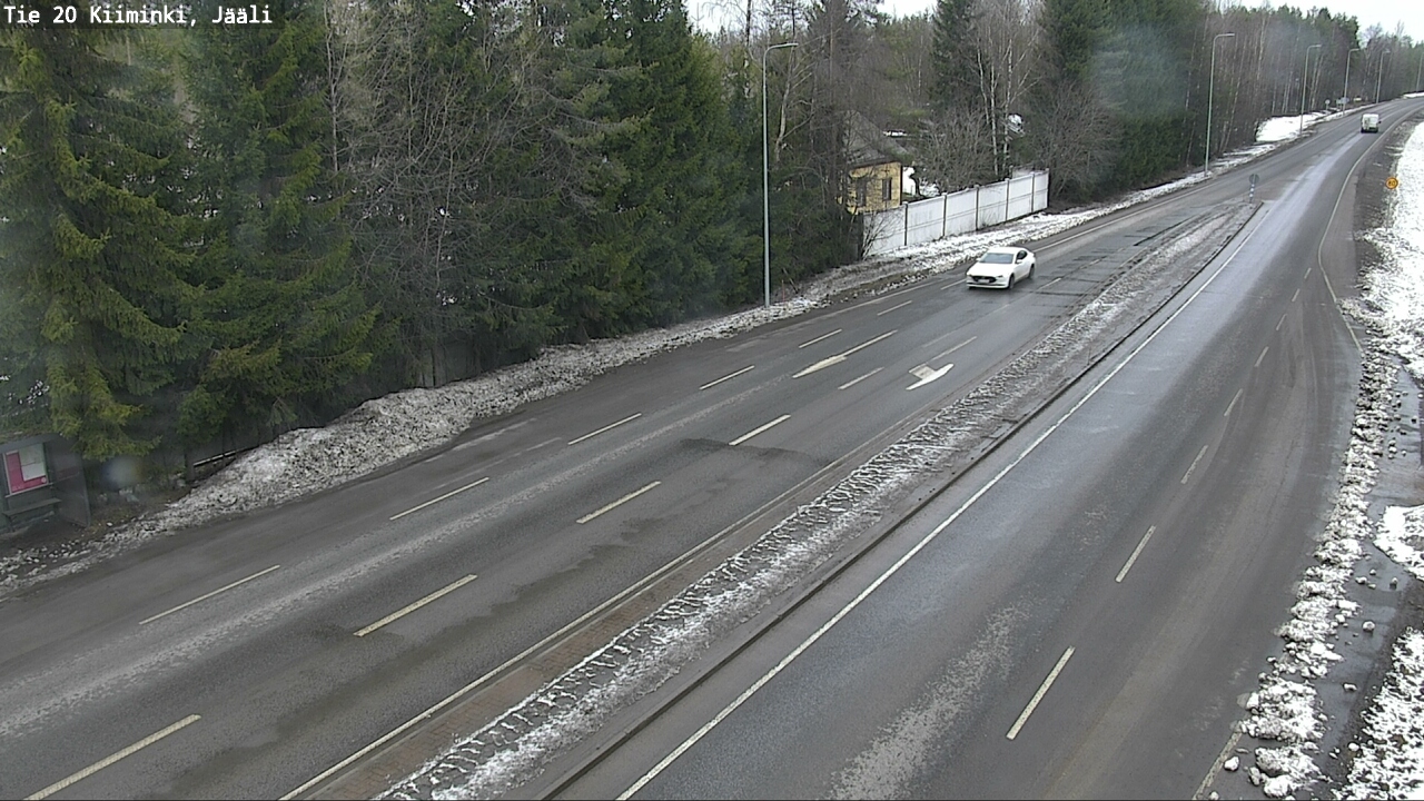 Weather Camera Image Road 20 Oulu Kiiminki, Jääli, Oulu, Pohjois-Pohjanmaa