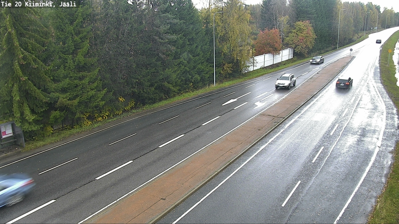 Weather Camera Image Road 20 Oulu Kiiminki, Jääli, Oulu, Pohjois-Pohjanmaa