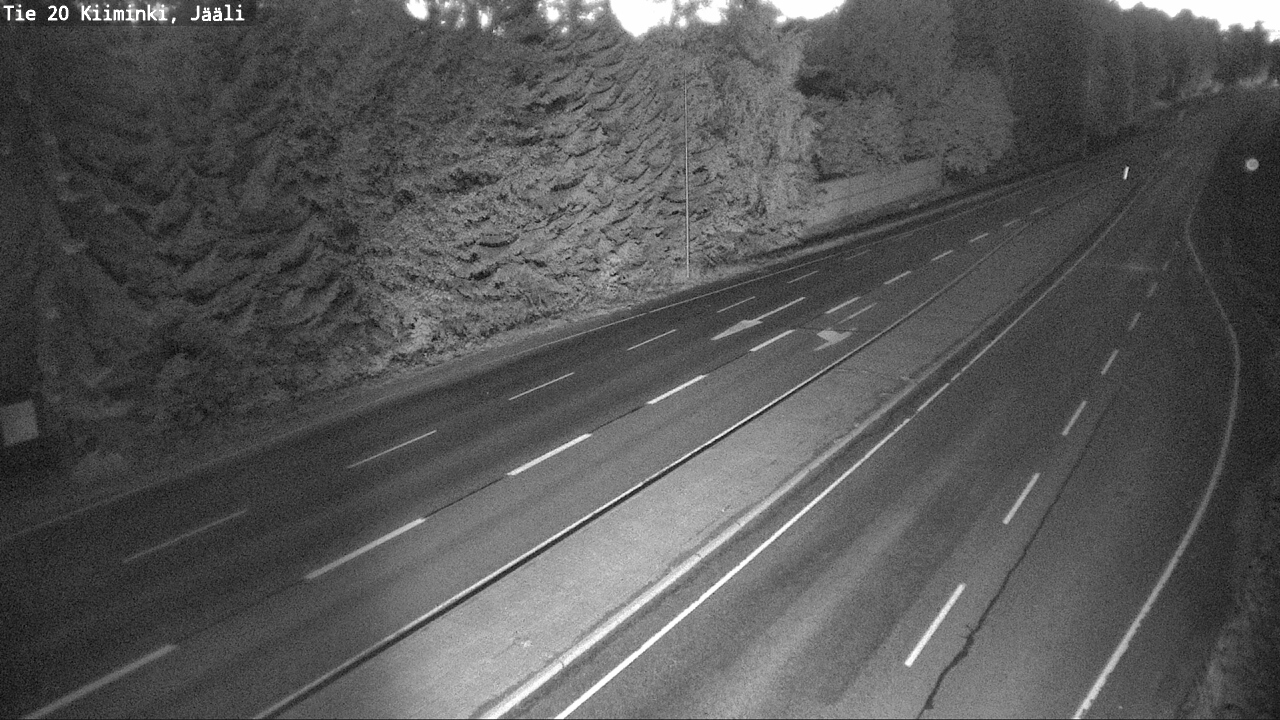 Weather Camera Image Väg 20 Uleåborg Kiiminki, Jääli, Oulu, Pohjois-Pohjanmaa
