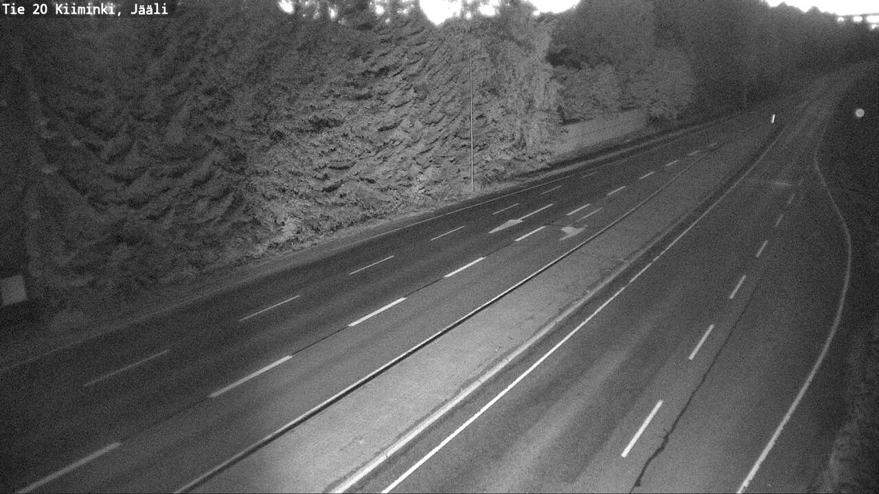 Weather Camera Image Väg 20 Uleåborg Kiiminki, Jääli, Oulu, Pohjois-Pohjanmaa